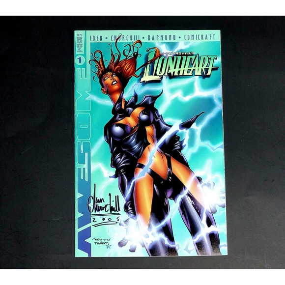 LIONHEART Signed 4 Book Lot Ian Chruchill Dynamic Forces Comics 1 1 1D 2 VF/NM - Picture 13 of 16
